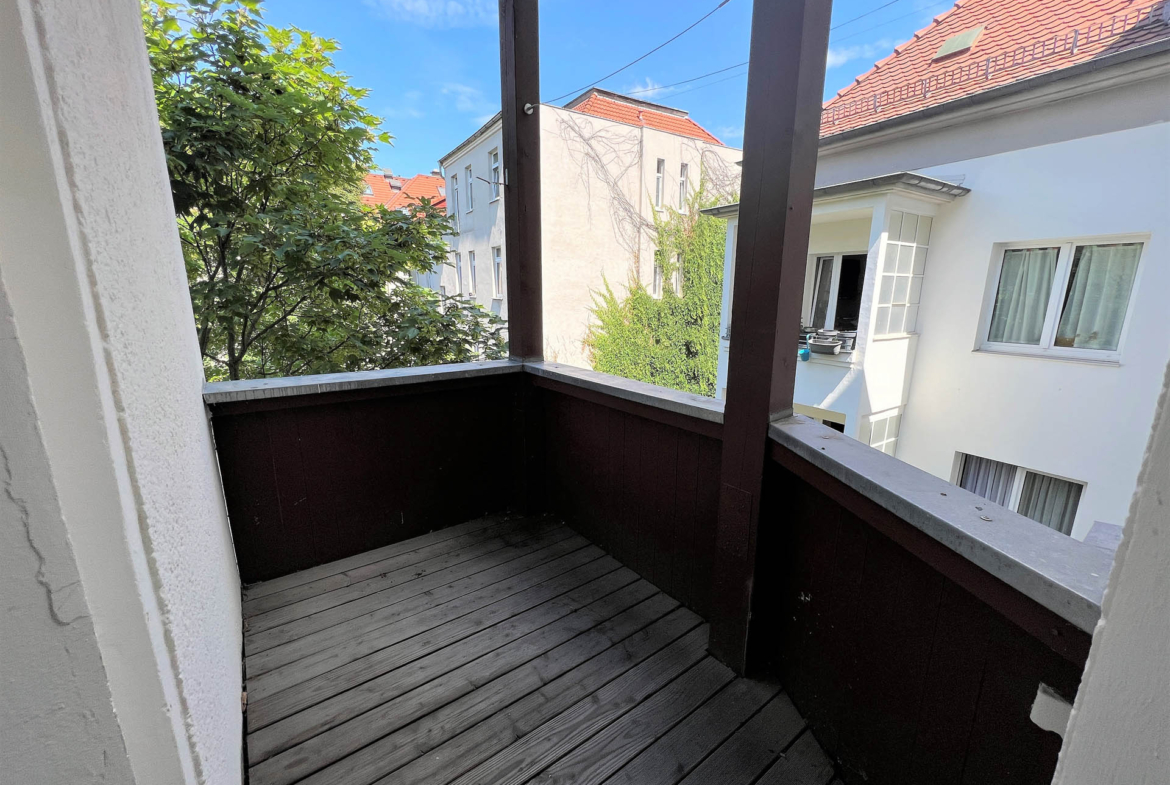 Geräumiger Balkon