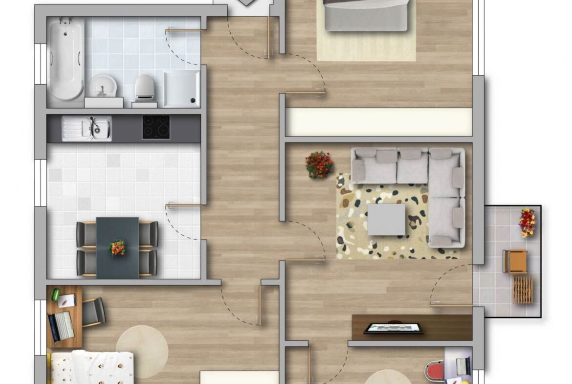 Grundriß (schematisch)