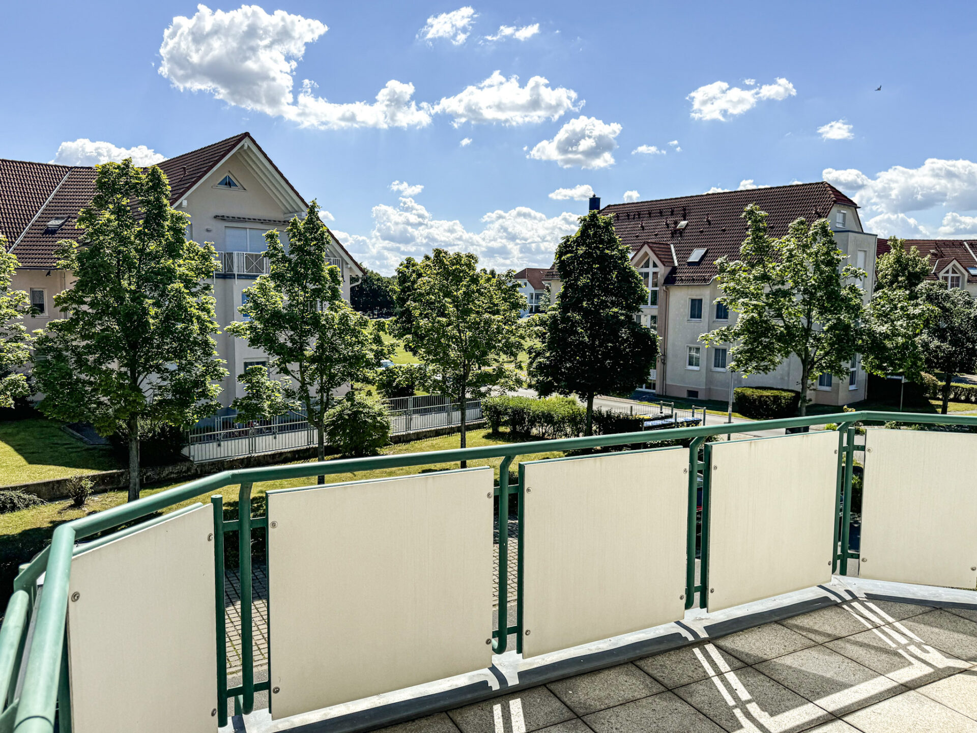 Sonniger Balkon