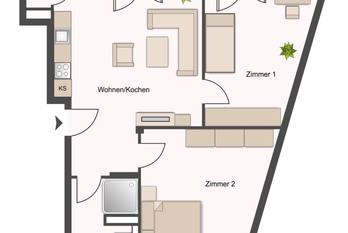 Grundriss - WE06 - 83,67 m²