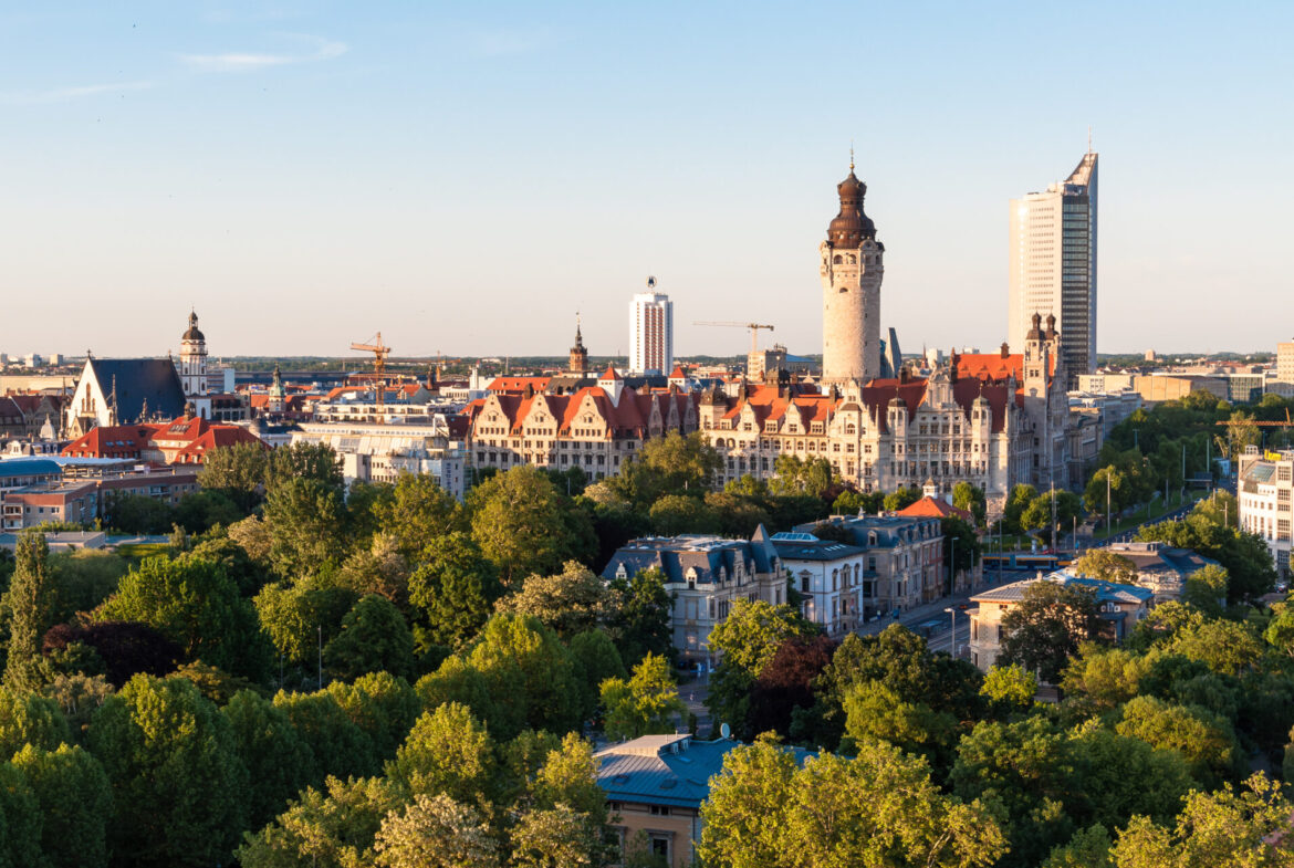 Luftblick Leipzig