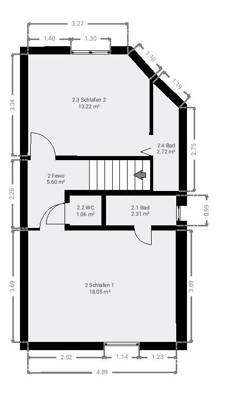 Grundriss Nebenhaus Dachgeschoss