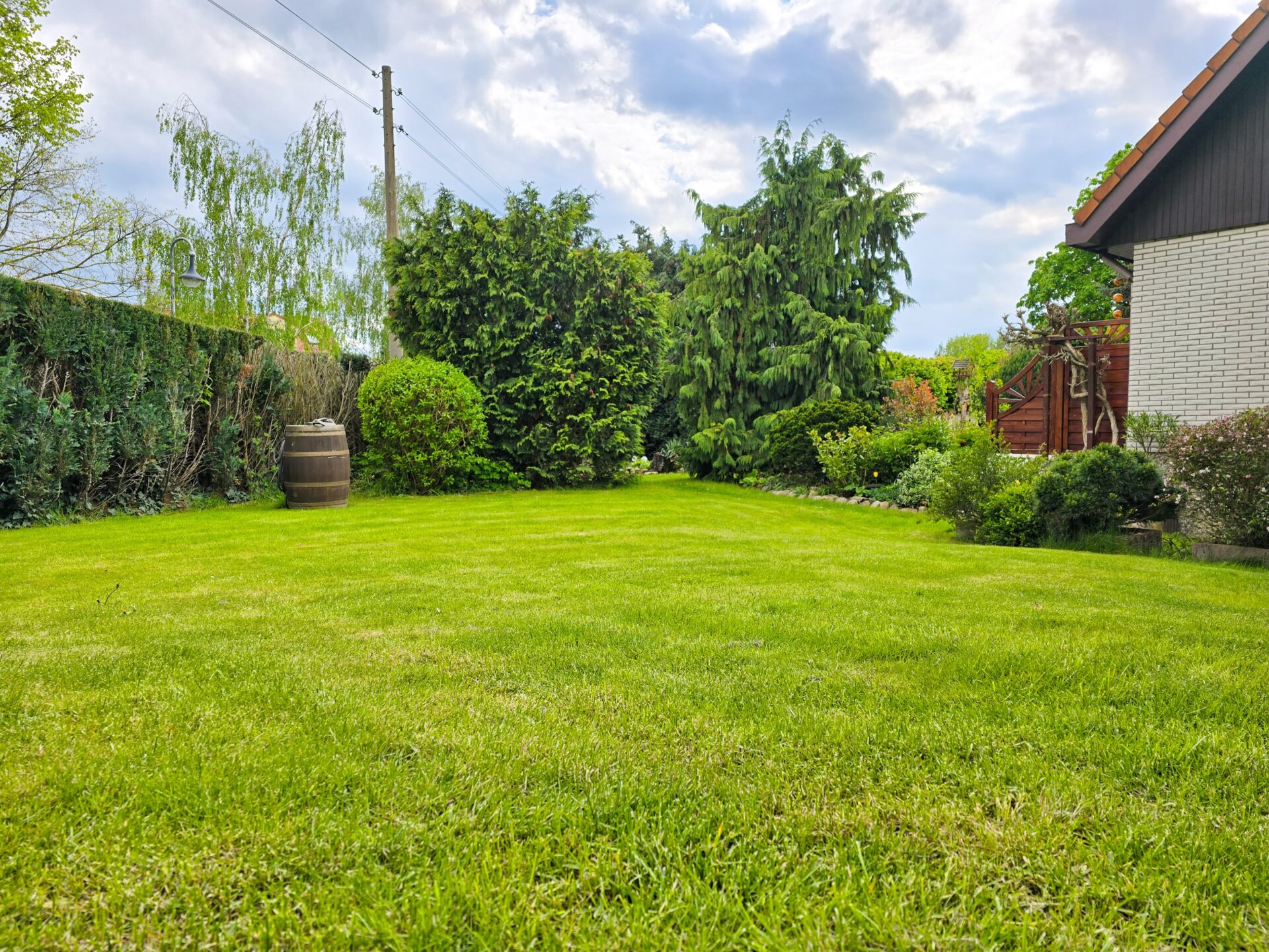 Großer, begrünter Garten zum Wohlfühlen!