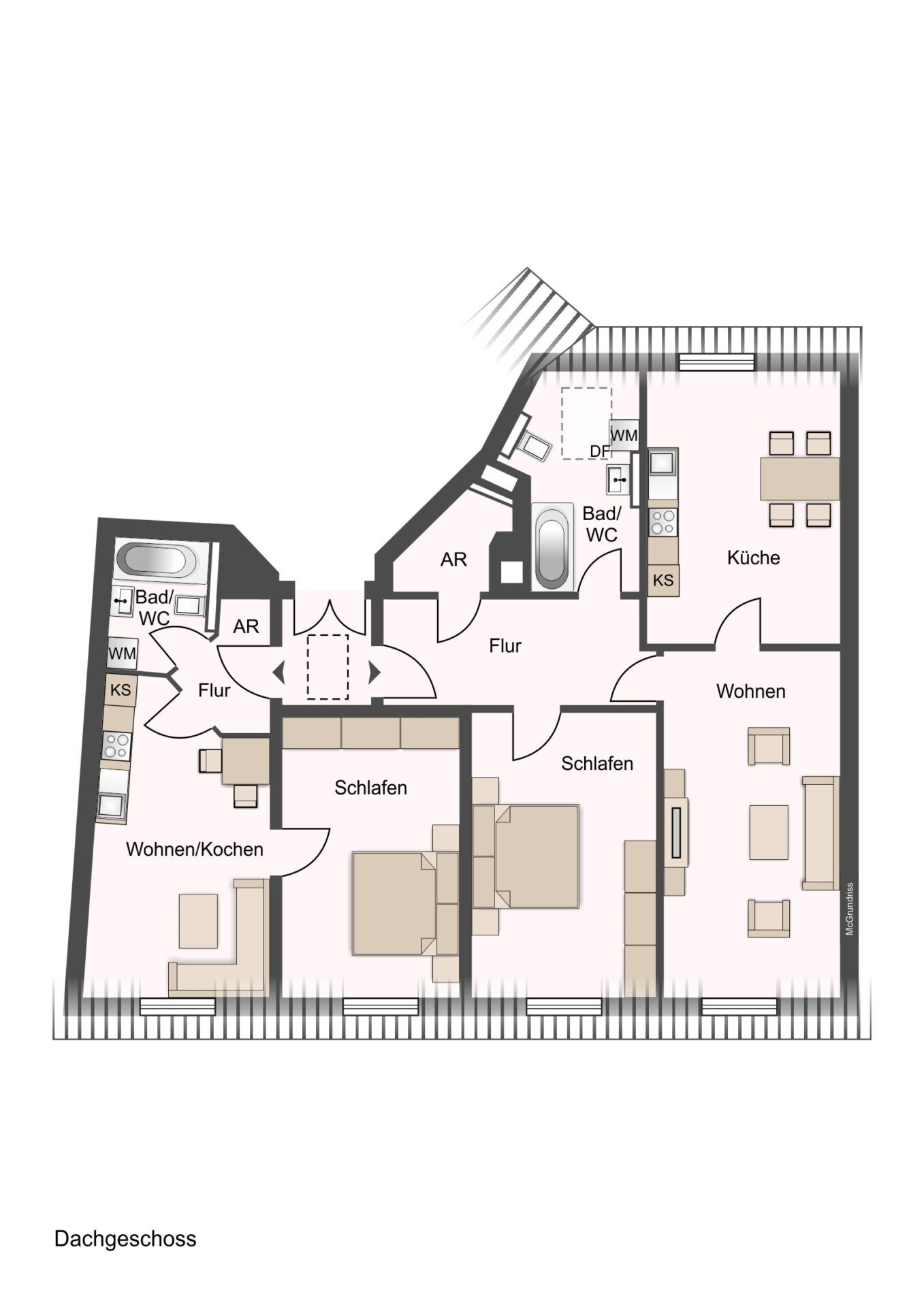 Grundriss gesamt - ca. 108 m²