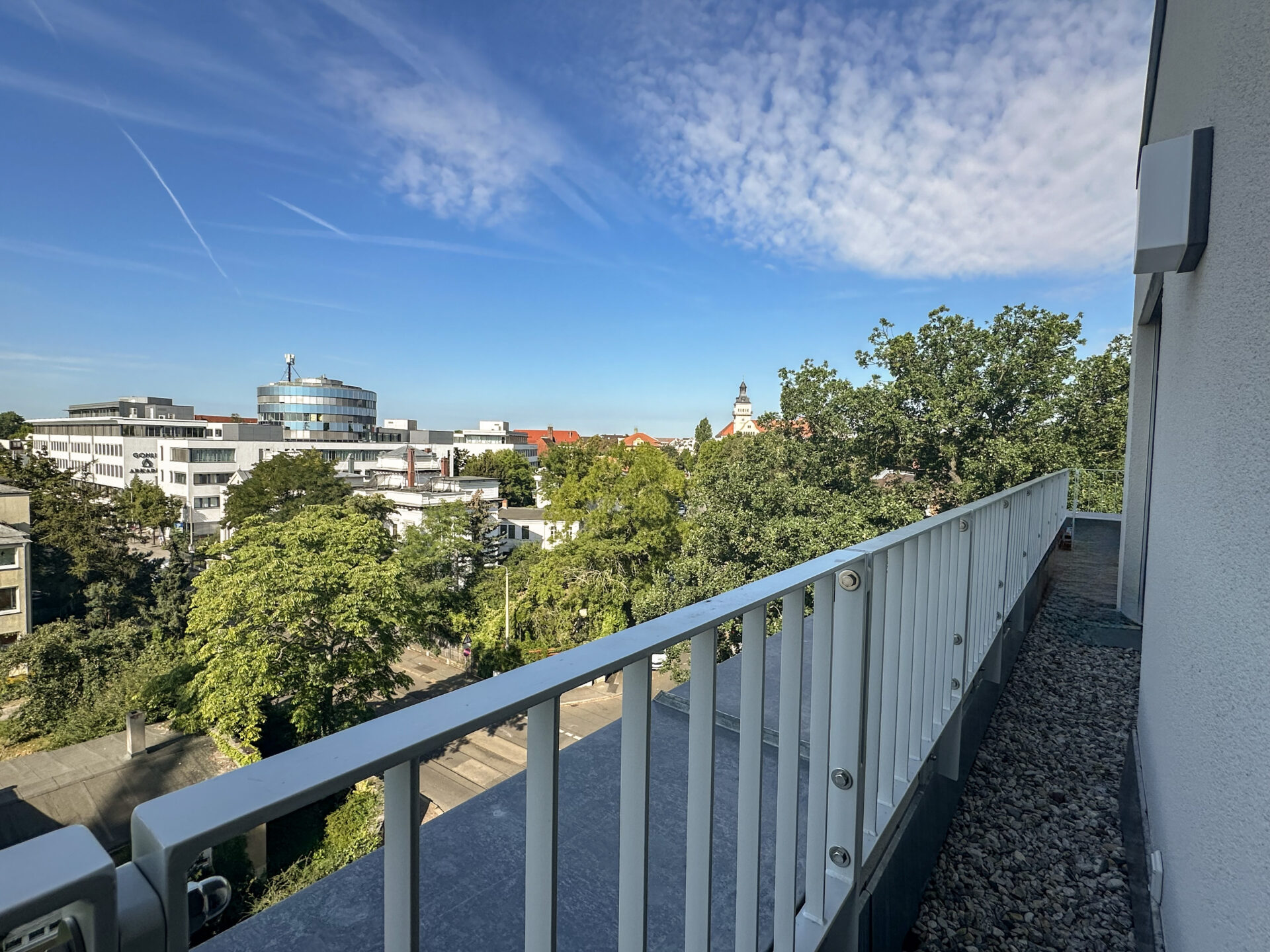 Ausblick ins Grüne