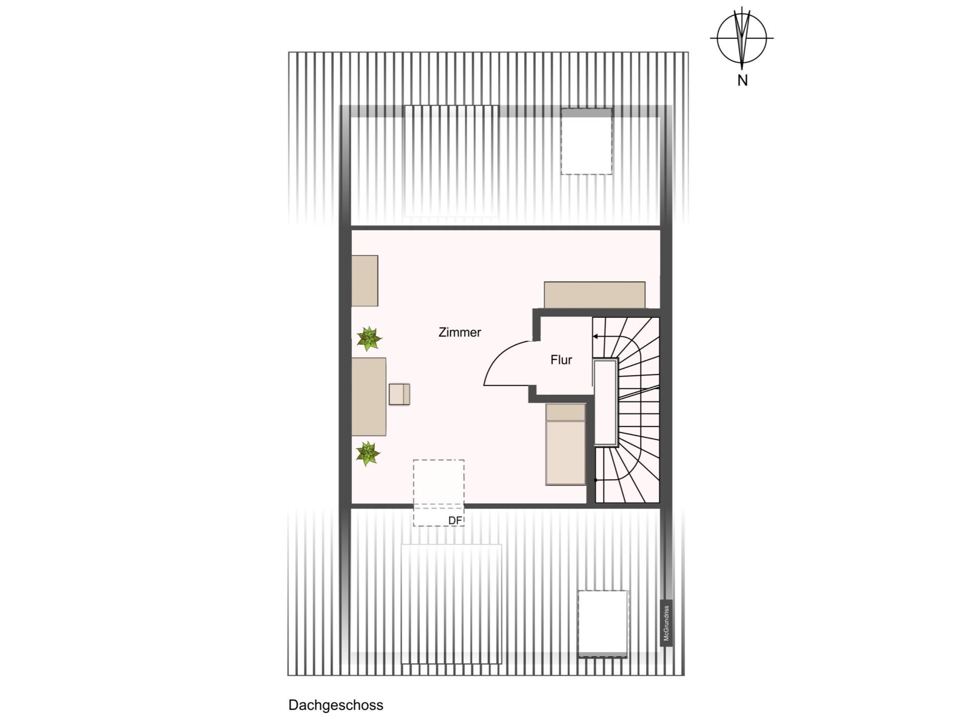 Grundriss - Dachgeschoss