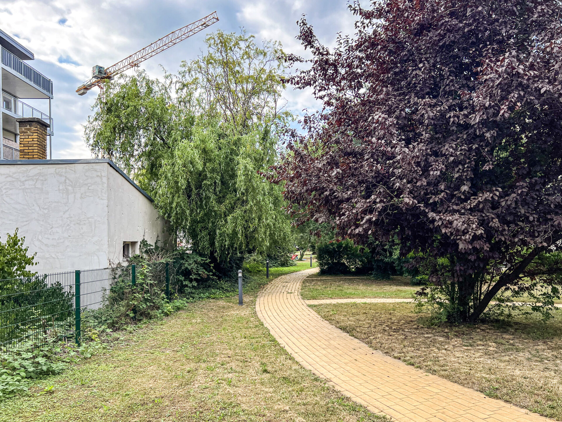 Idyllische Außenanlage