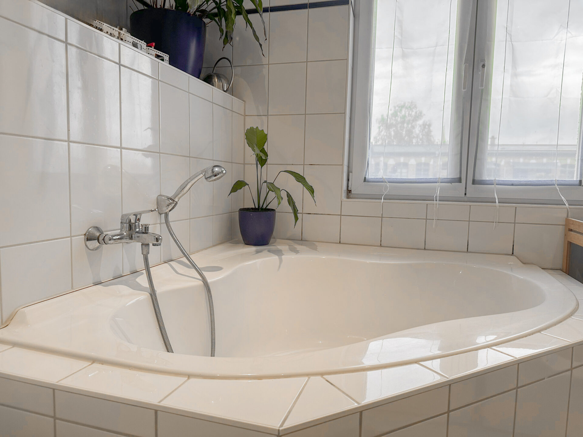 Elegnte Eckbadewanne