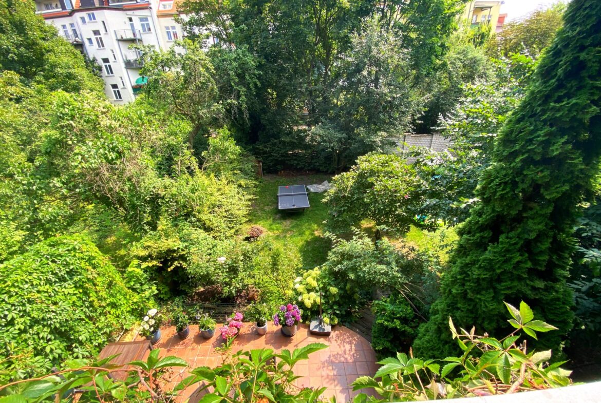 Blick auf den Garten