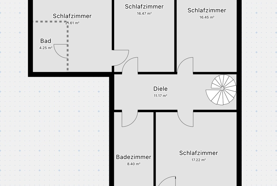 Grundriss Obergeschoss