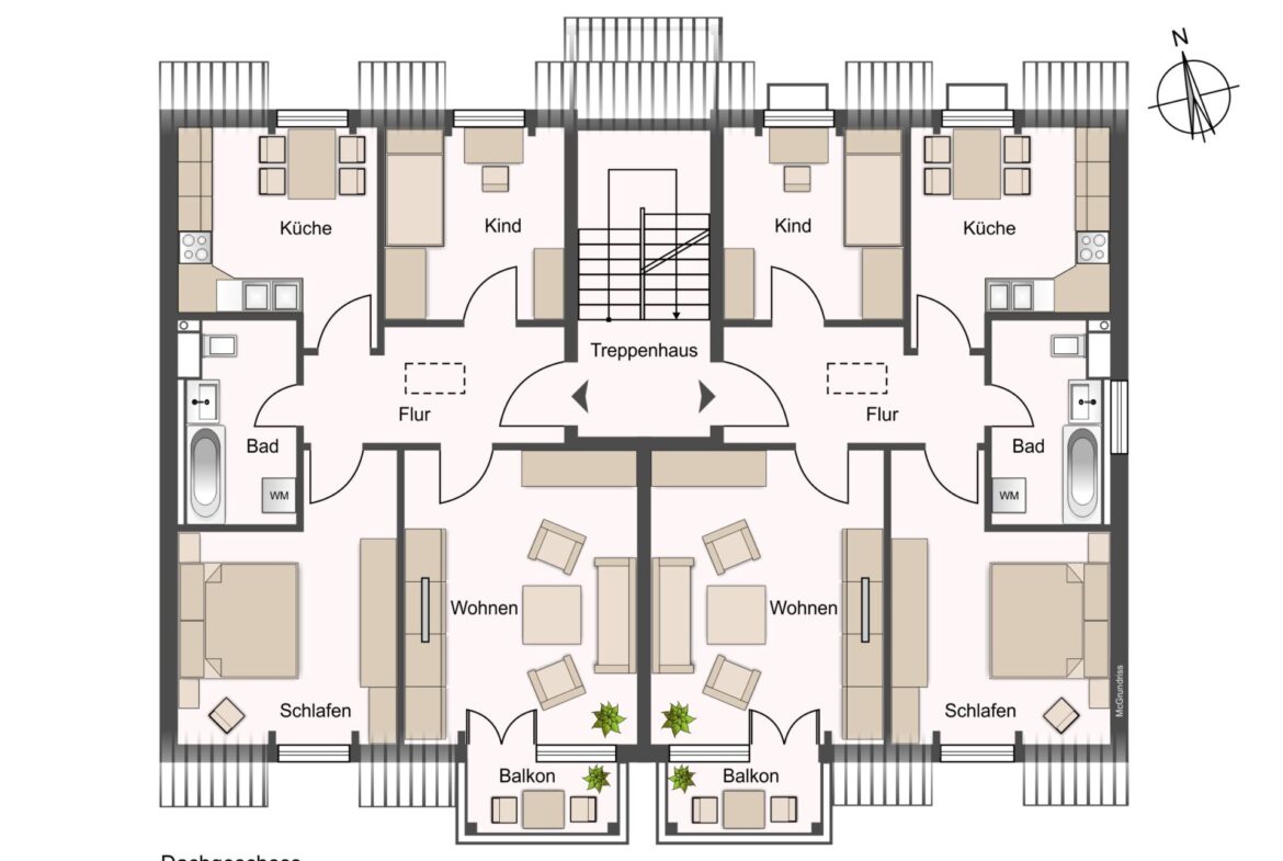 Grundriss Dachgeschoss