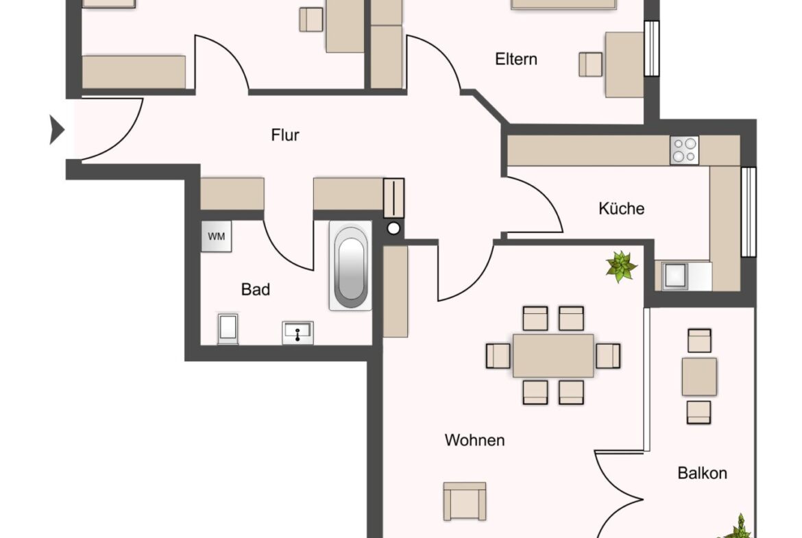 Grundriss ca. 84,63 m²