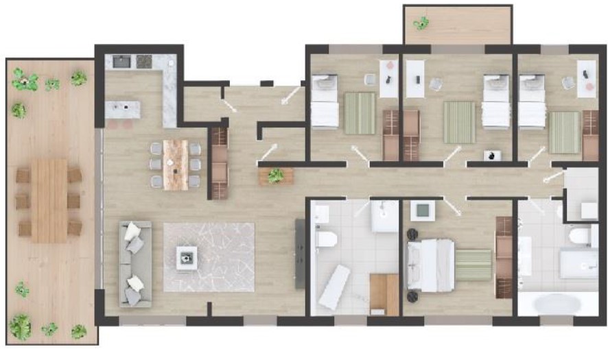 Grundriss - ca. 179 m² Wohnfläche