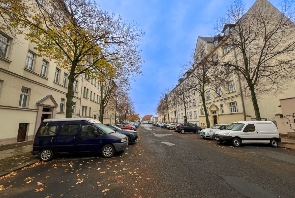 Blick zur Straße