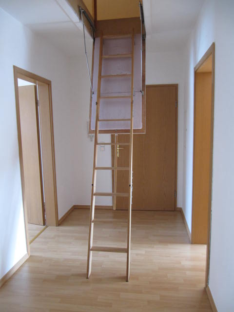 Treppe zum Speicher