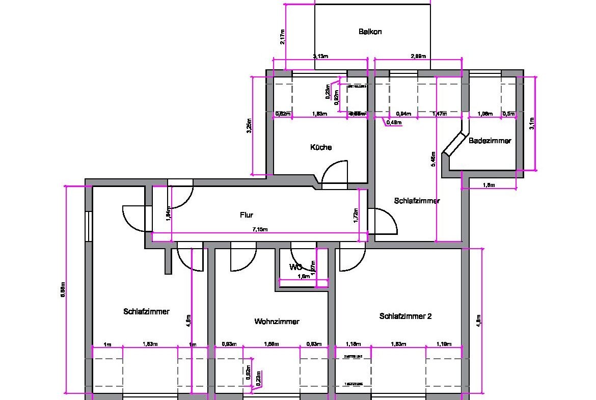 Grundriss WE12