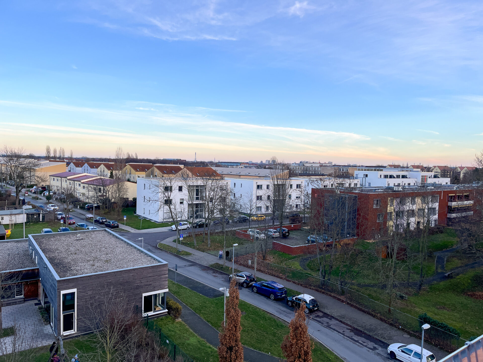 Blick vom Balkon