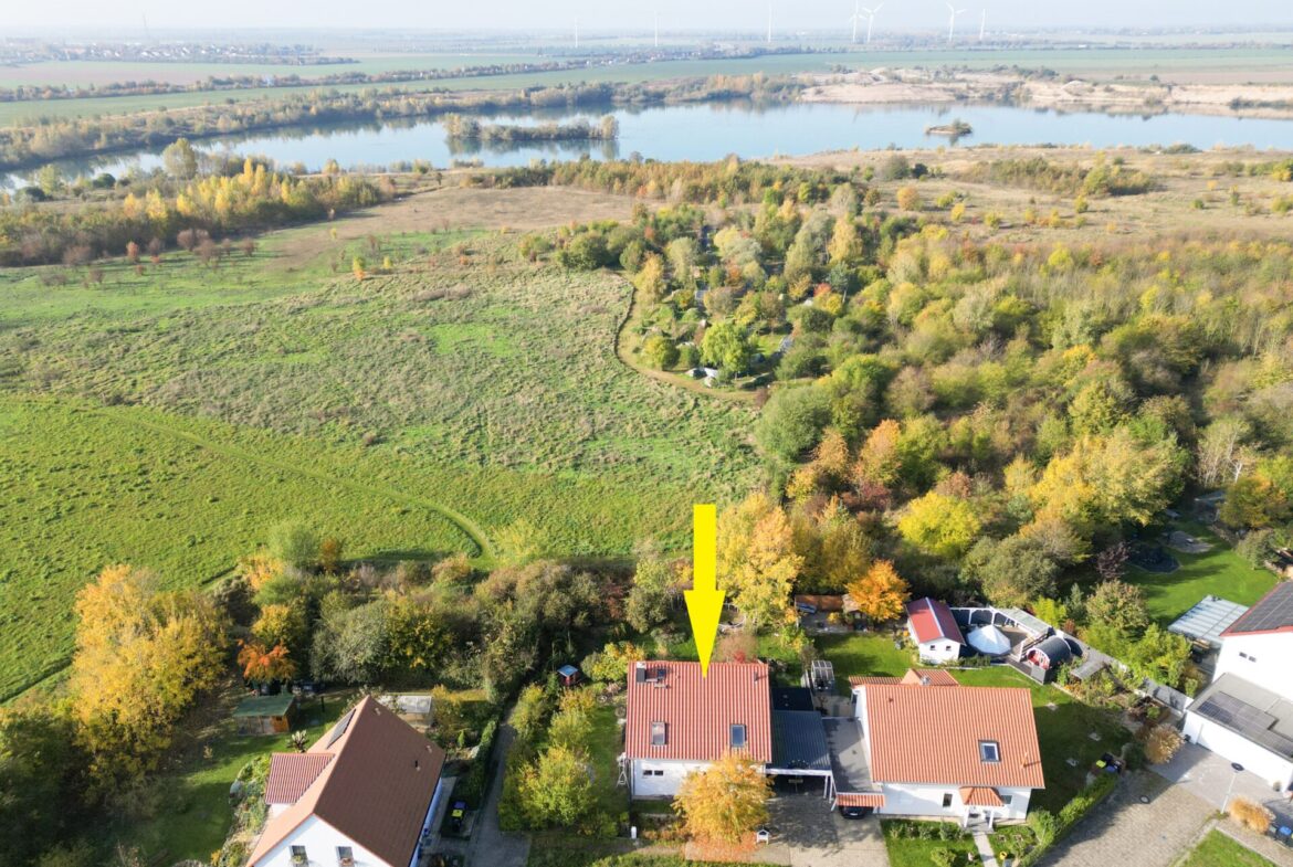 Lage direkt am Feldrand und in Seenähe