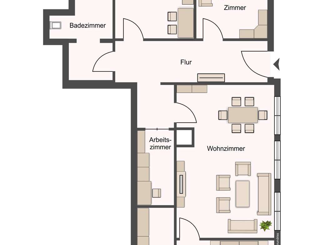 Vermietete Wohneinheit - Bungalow