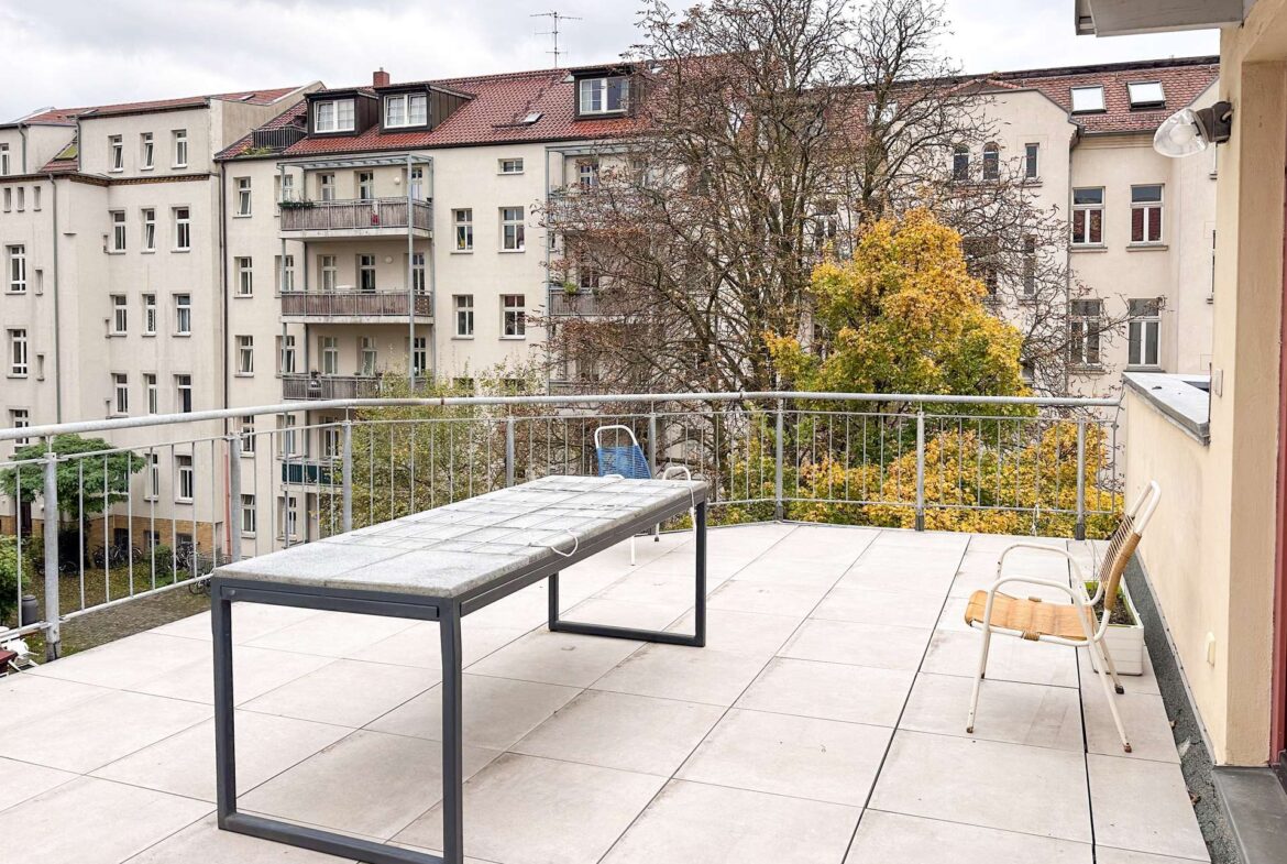 Herrliche Dachterrasse