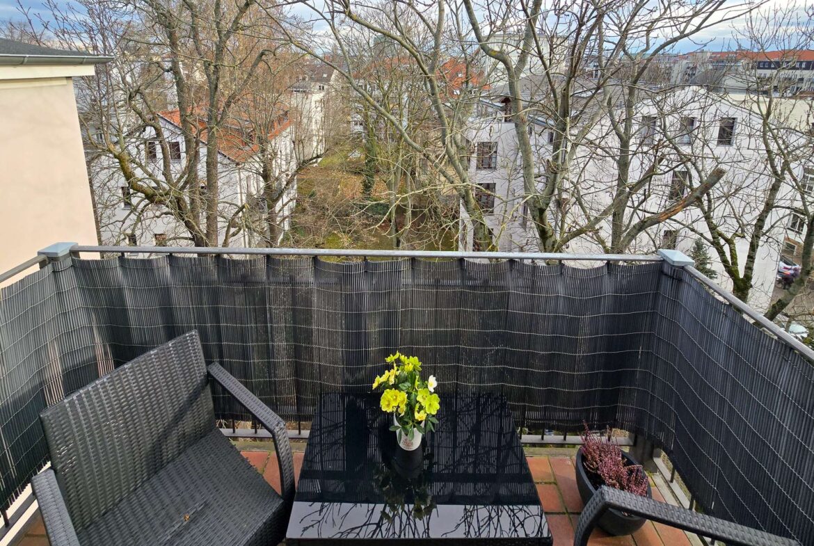 gemütlicher Balkon