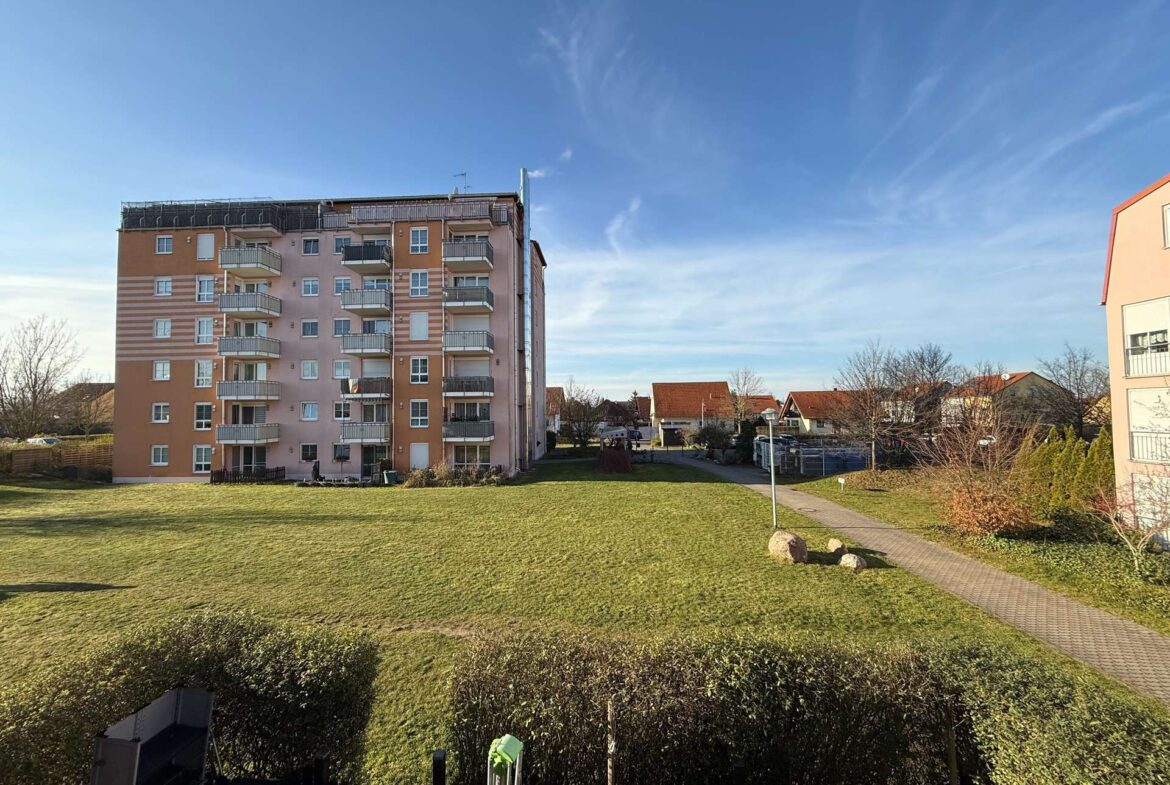 Ausblick vom Balkon