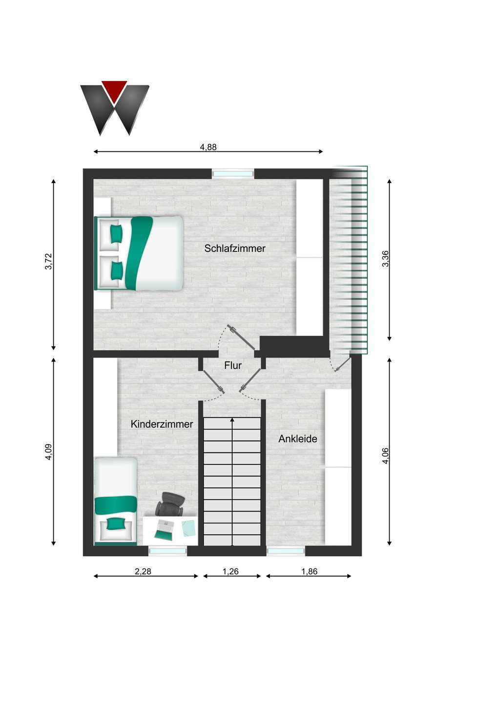 Grundriss Dachgeschoss