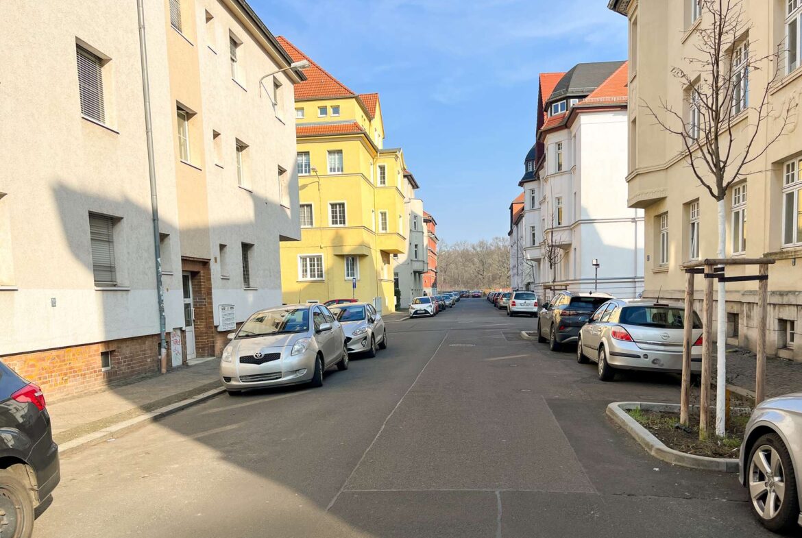 Blick zur Straße