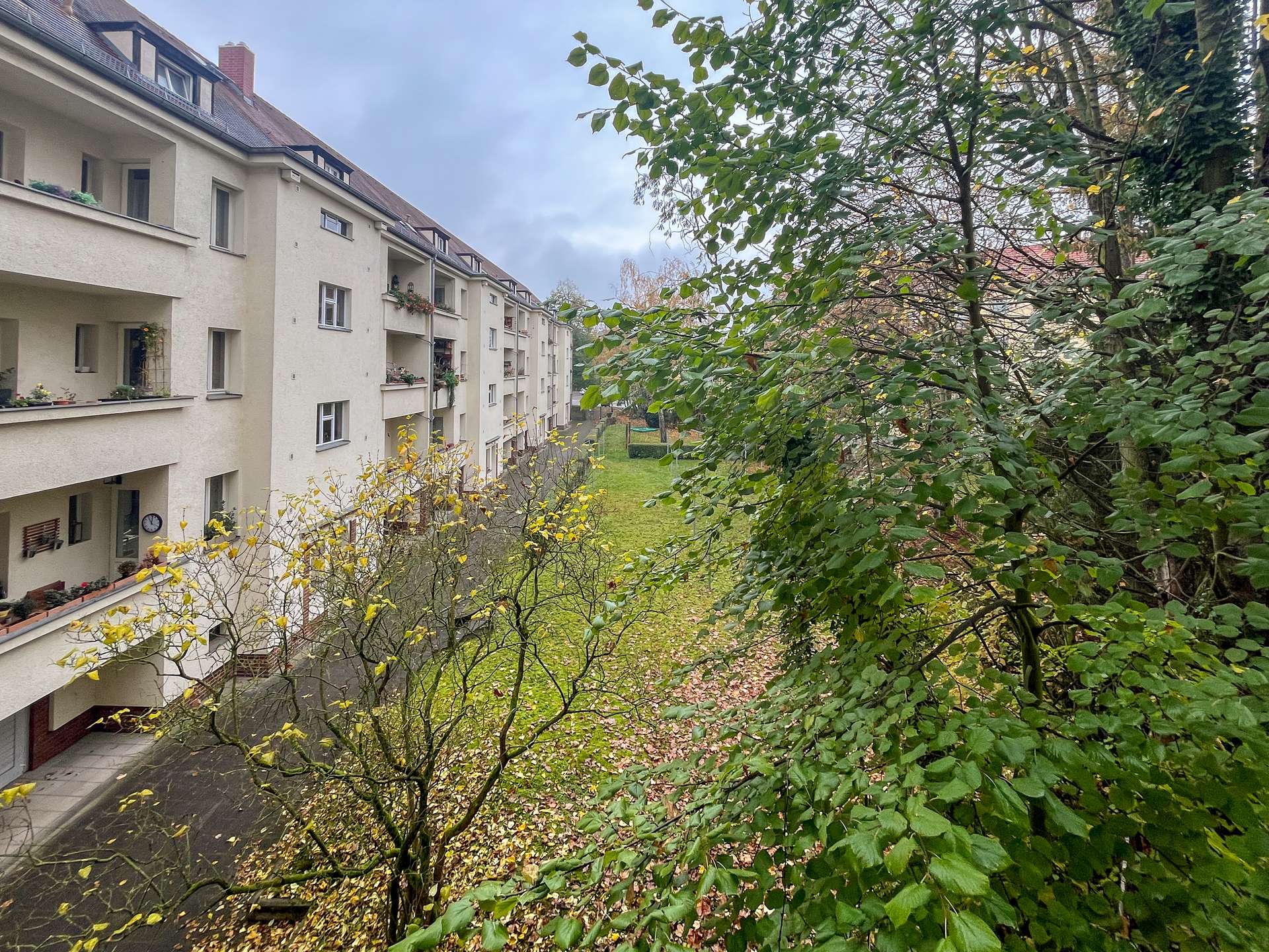 Blick vom Balkon 