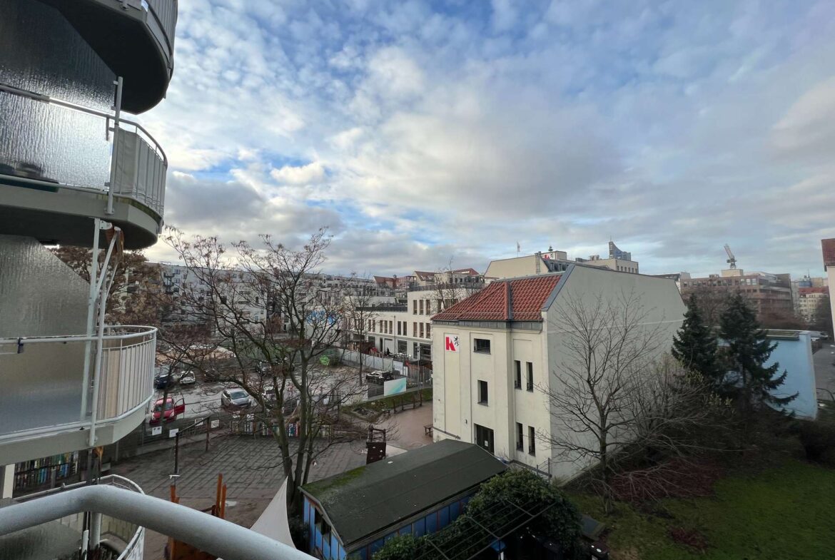 Aussicht vom Balkon