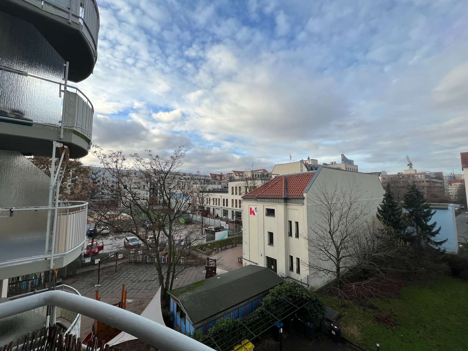 Aussicht vom Balkon