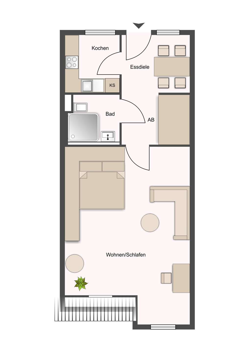 Grundriss WE51