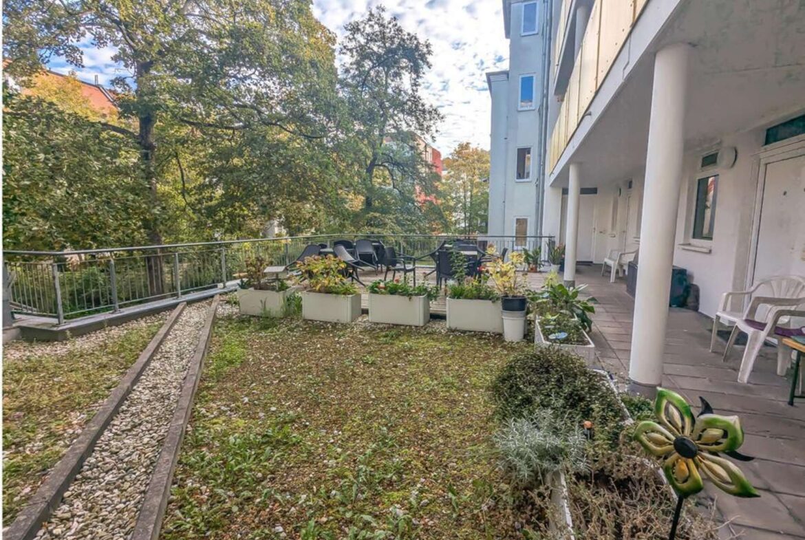 Sitzmöglichkeiten im Außenbereich