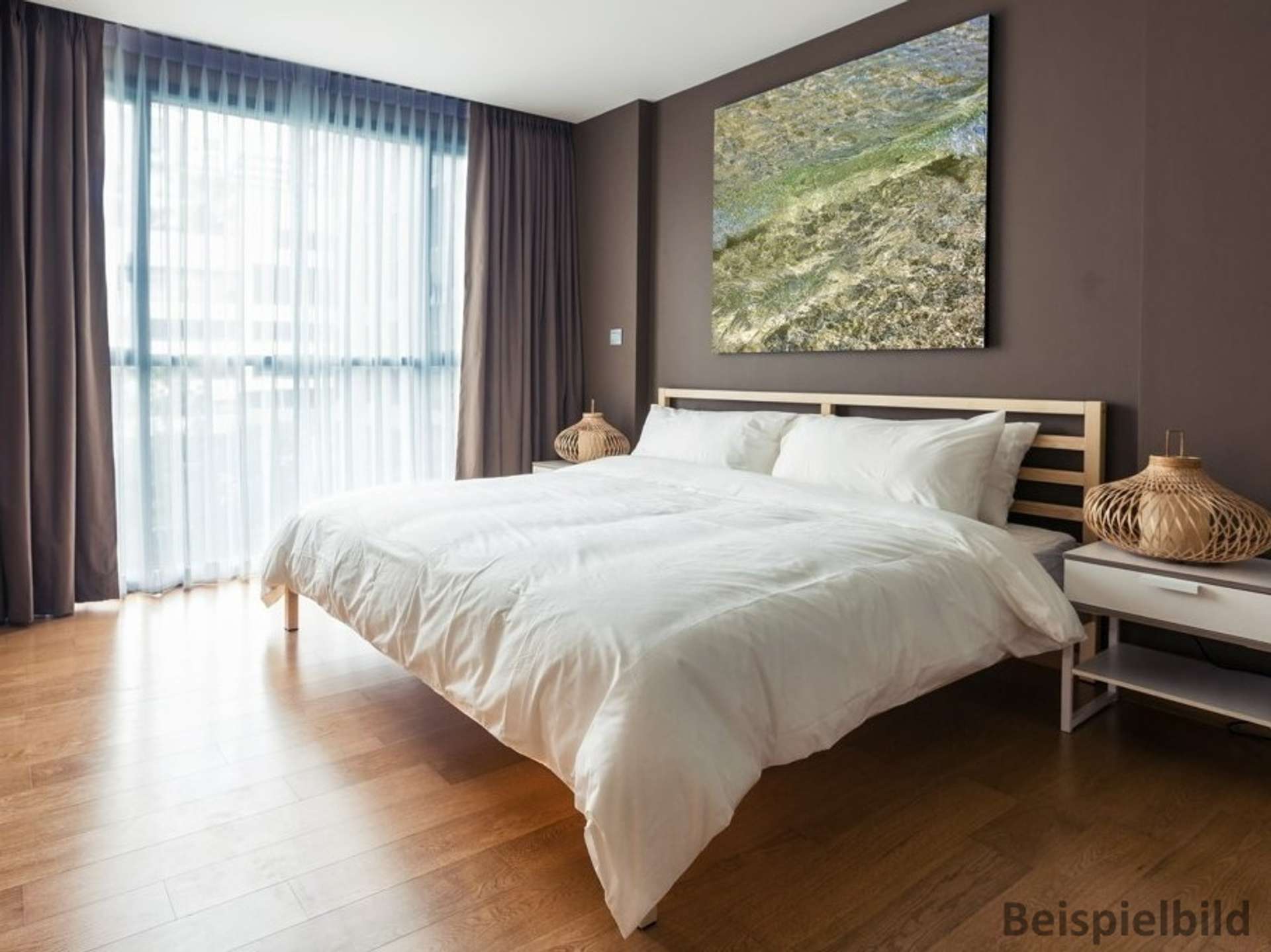 Helles Schlafzimmer - Beispielbild