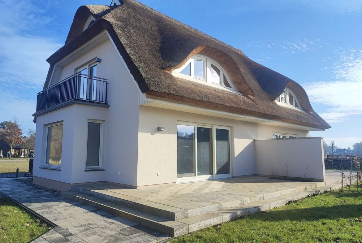 sonnige Terrasse