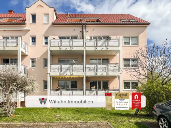 Blick auf die Balkonanlage