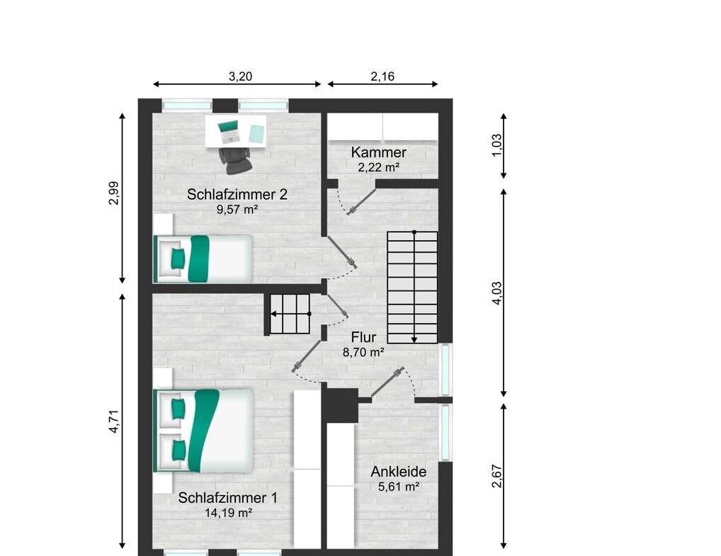 Grundriss OG