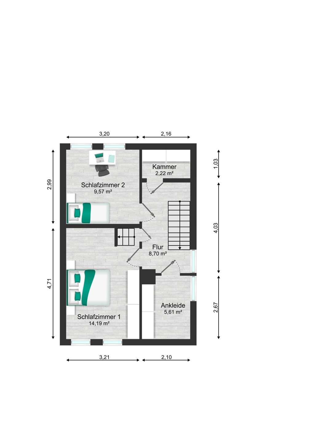 Grundriss OG