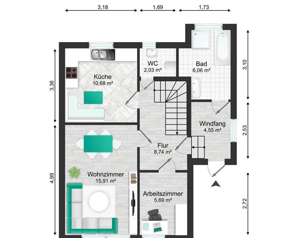 Grundriss EG