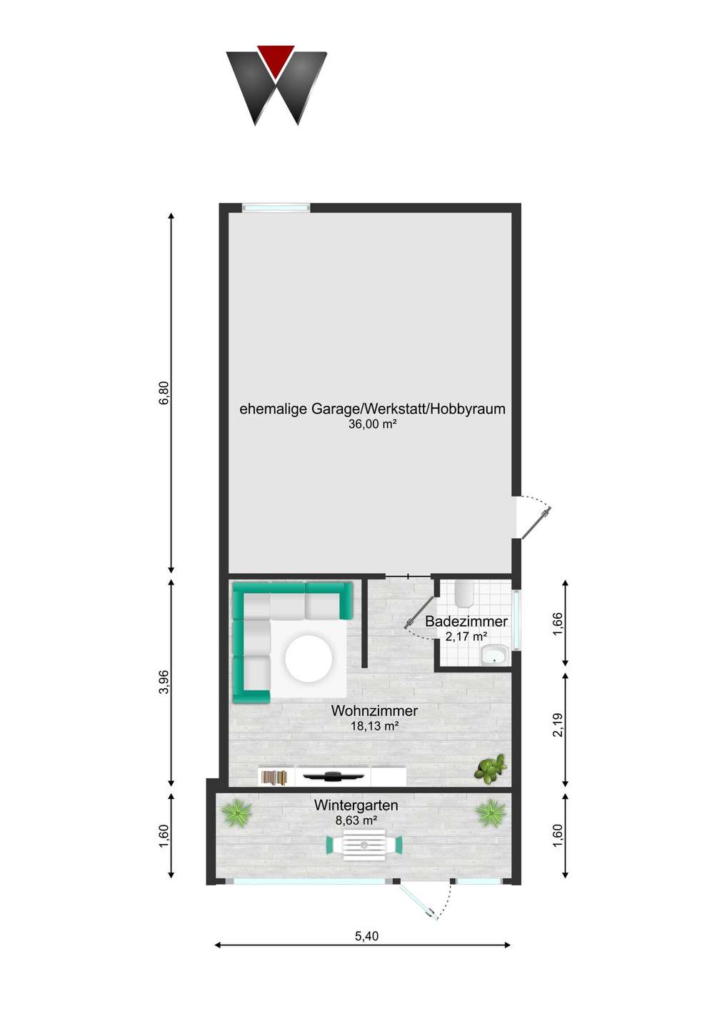 Grundriss Nebenhaus