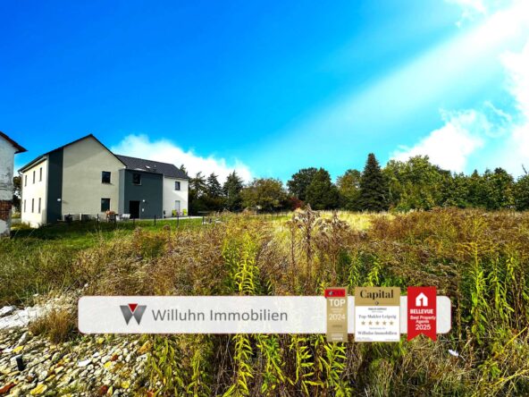 Grundstück mit gebautem Haus