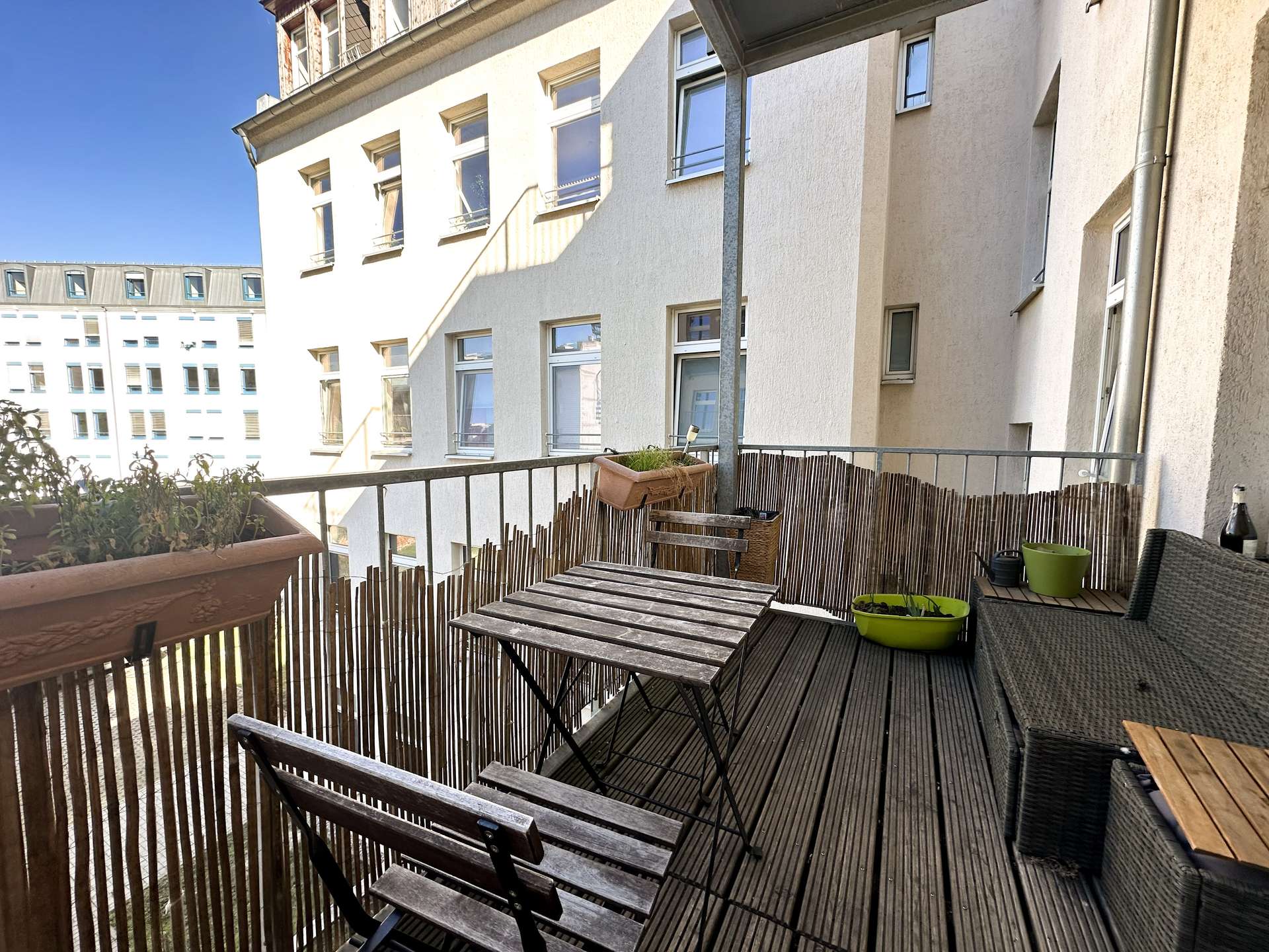 Schöner Balkon