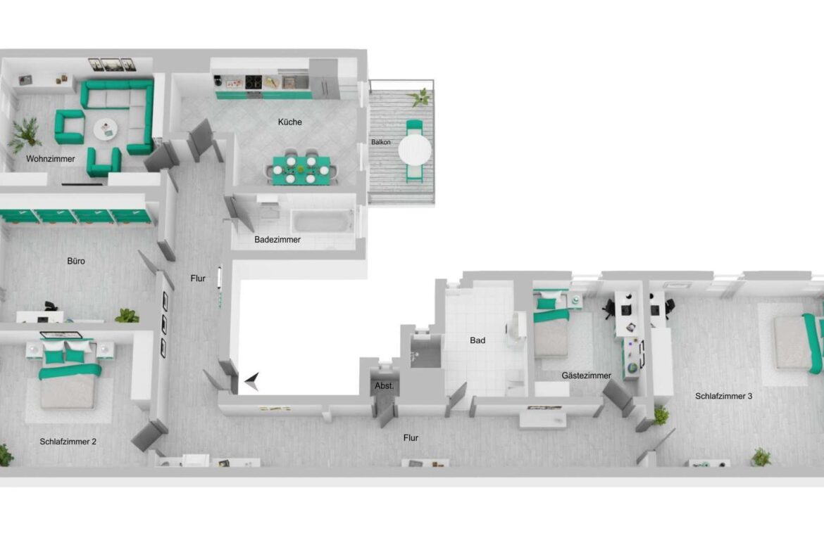Grundriss - ca. 175 qm Wohnfläche