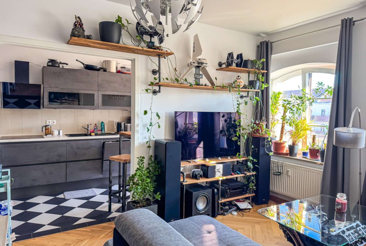Blick in die Küche