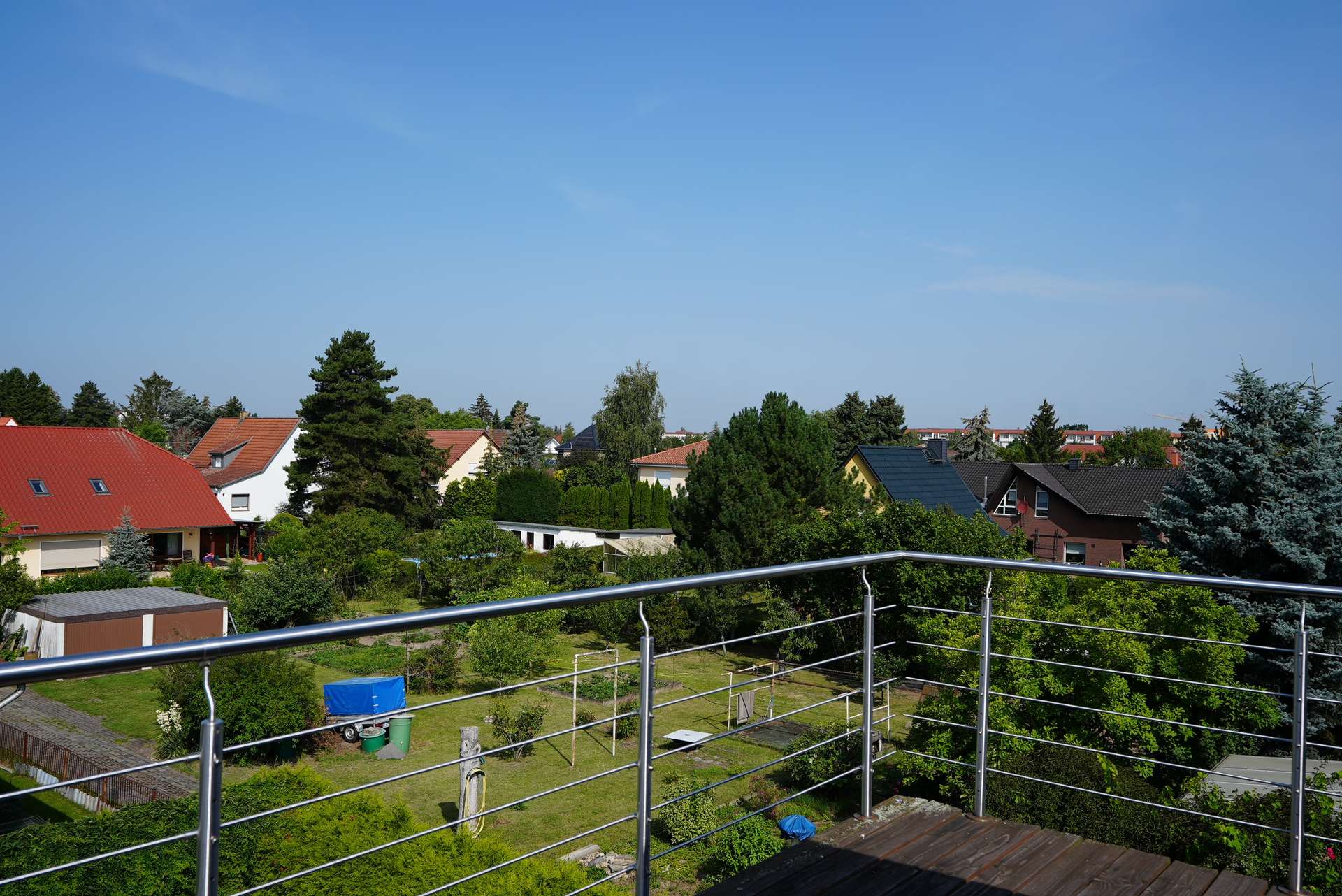 Ausblick von der Dachterrasse