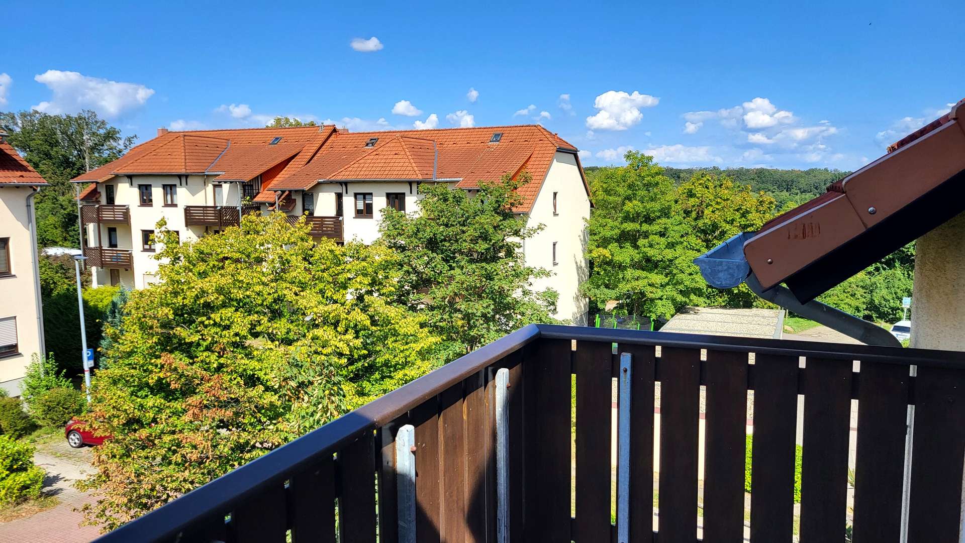 Ausblick vom Balkon