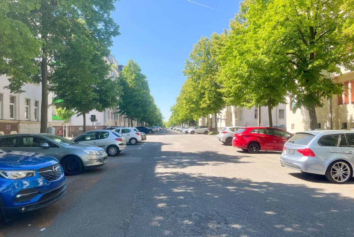 Blick zur Straße