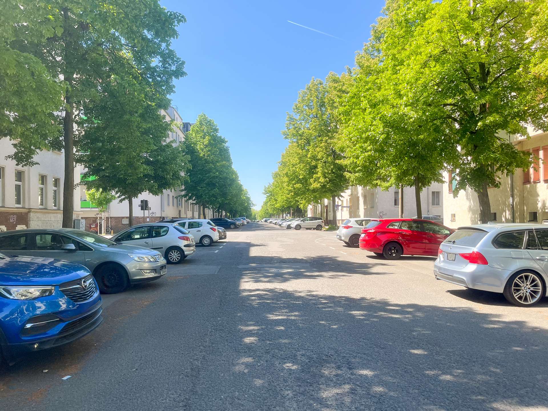 Blick zur Straße