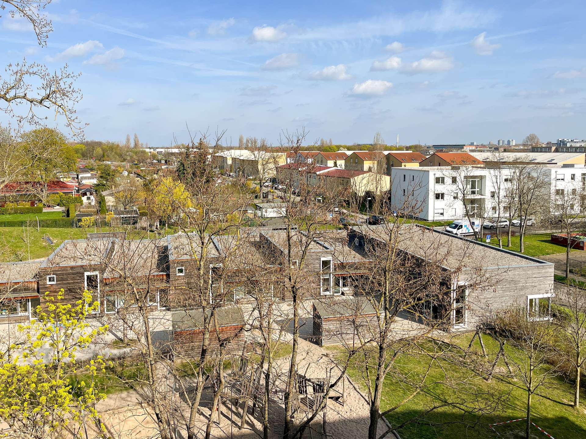 Blick vom Balkon