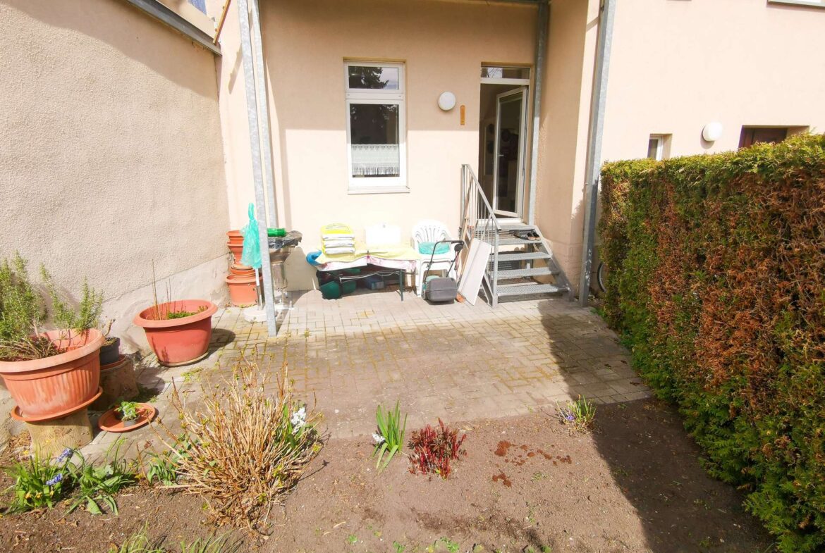 Sonnige Terrasse